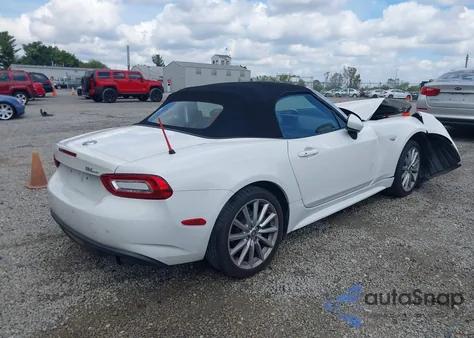 2017 Fiat 124 Spider Lusso from USA, damaged, VIN JC1NFAEK5H0125878